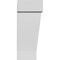 Ekena Millwork 3-in. W x 8-in. D x 8-in. H Burlington Architectural Grade PVC Knee Brace BRCP03X08X08BUR - alternate 6